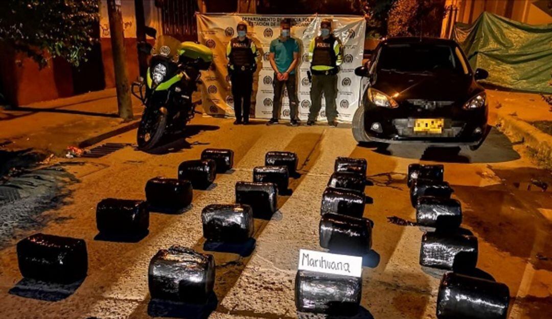 Cargamento de droga incautado en vías del sur del Tolima
