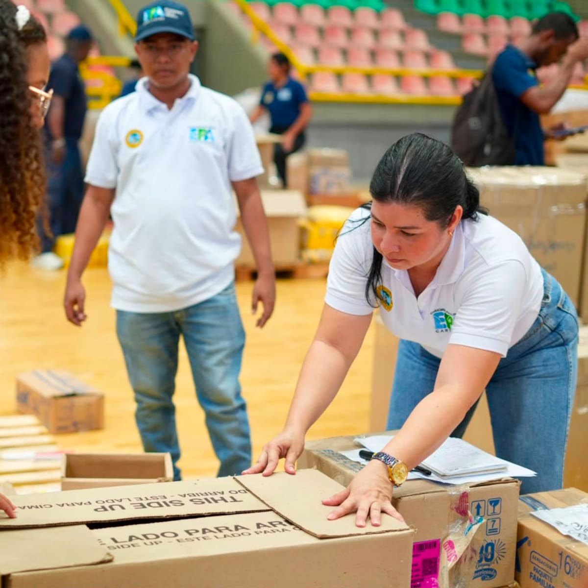 Ayudas humanitarias recolectadas en Cartagena ya superan las 180 toneladas