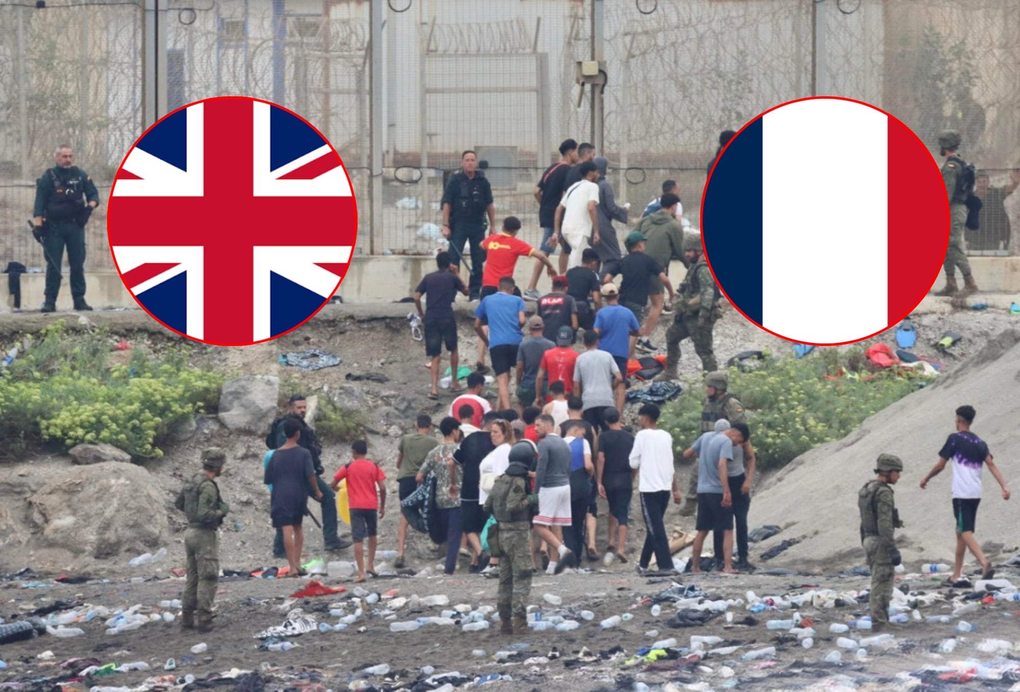 Reino Unido y Francia ofrecen ayuda a España ante la crisis en Ceuta, España | EFE