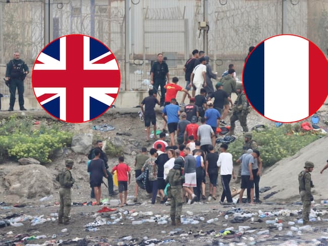 Reino Unido y Francia ofrecen ayuda a España ante la crisis en Ceuta, España | EFE