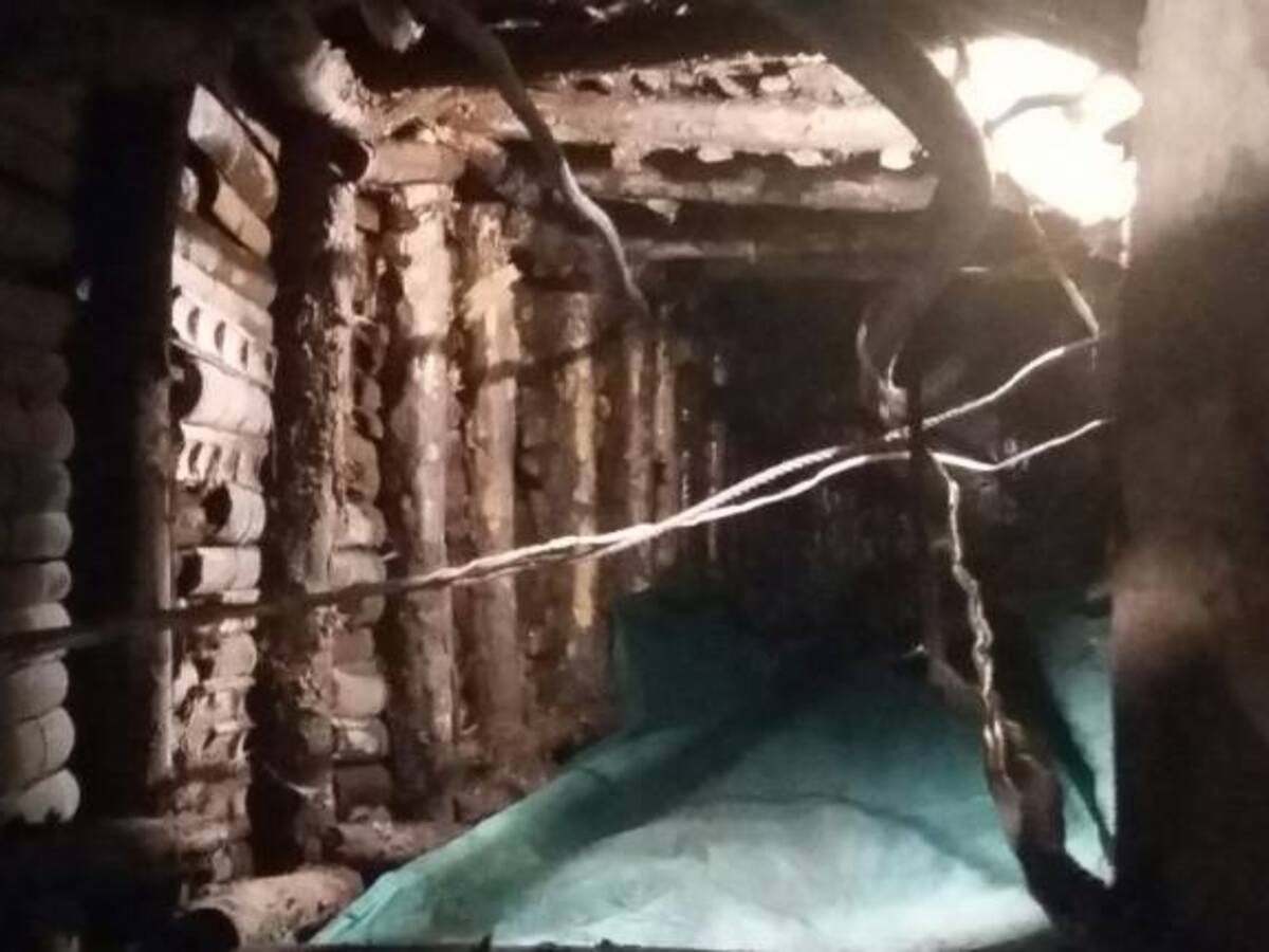 Derrumbe en mina artesanal deja dos mineros atrapados en Sogamoso, Boyacá