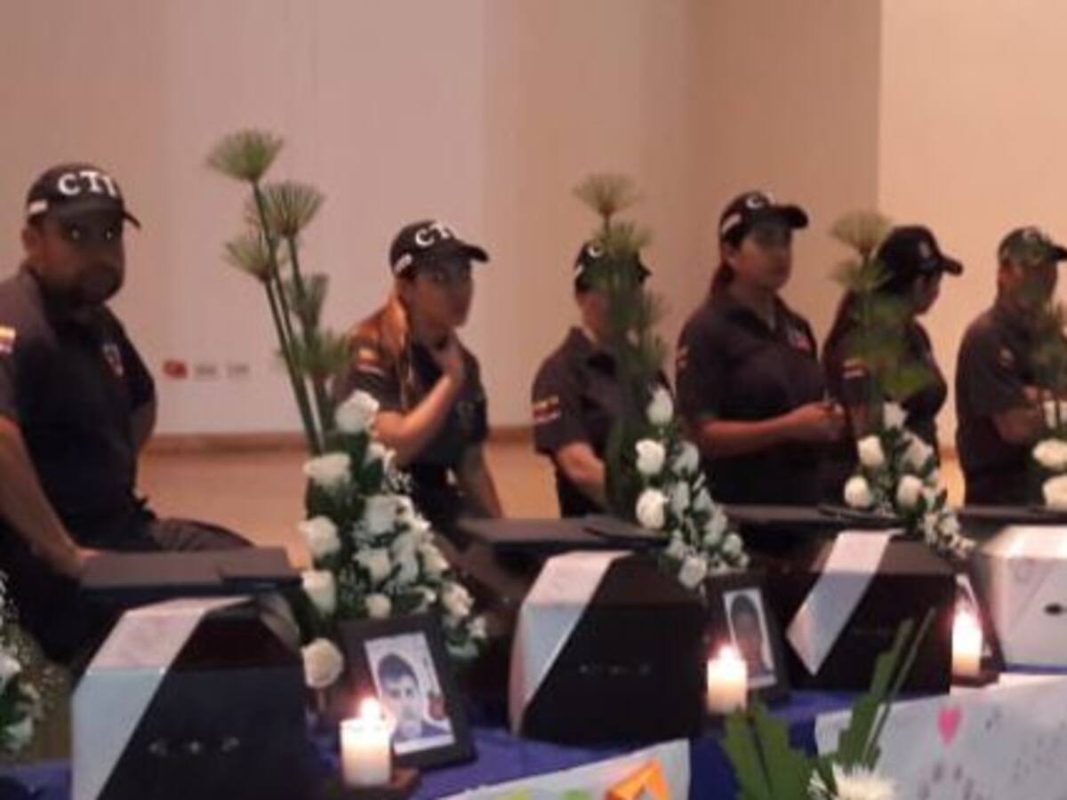 Fiscalía entregó 9 restos de víctimas del conflicto en Antioquia