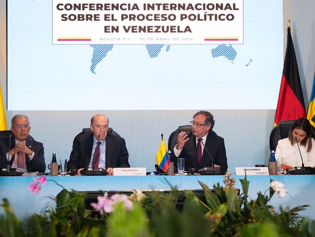 Instalación de la Conferencia Internacional sobre Venezuela en Colombia. 
(Foto: cortesía Cancillería)
