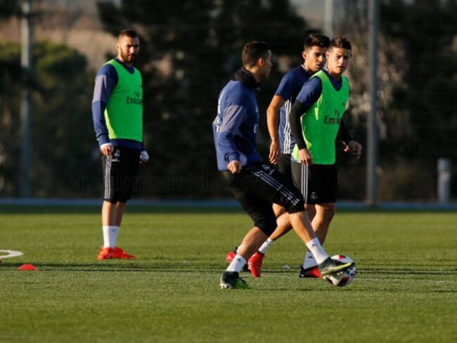 James retorno a los entrenamientos con el Real Madrid