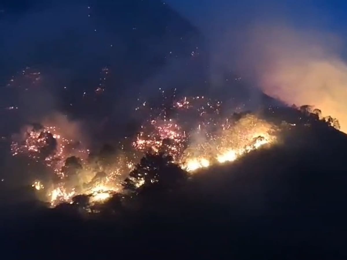 Incendio en Ábrego, Norte de Santander, ya habría consumido 3.000 hectáreas