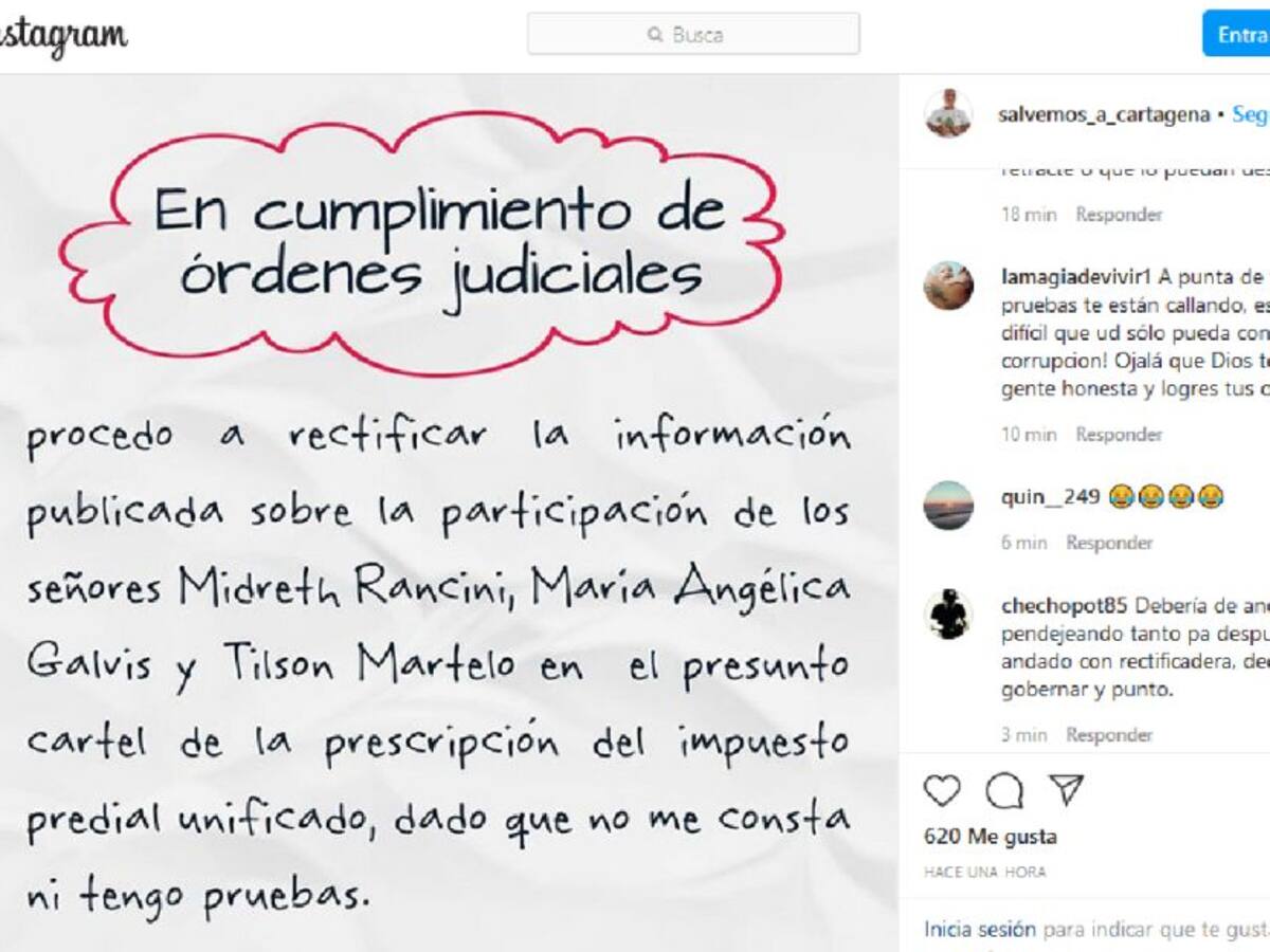 Nueva retractación del Alcalde de Cartagena por acusaciones sin pruebas