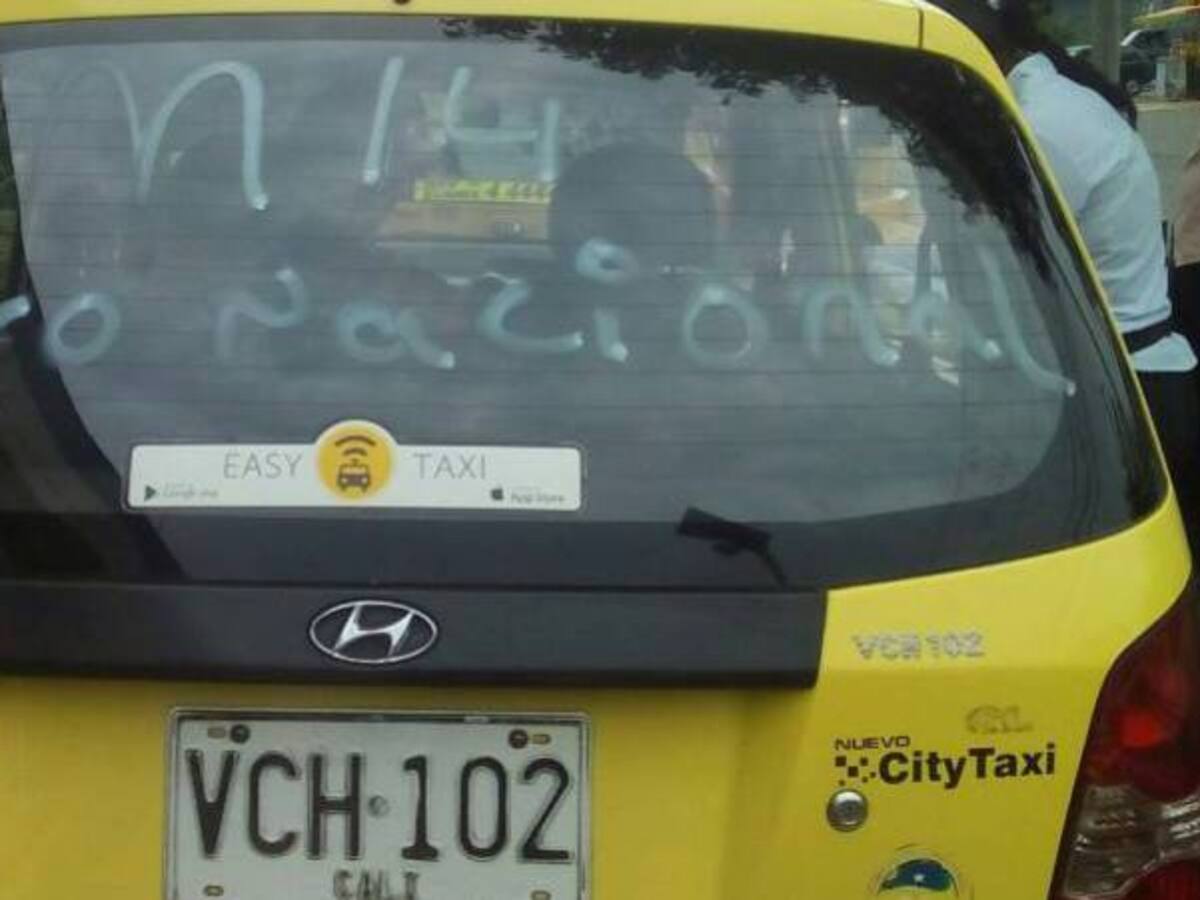 Taxistas en Cali garantizan normalidad en el servicio pero se declaran en alerta