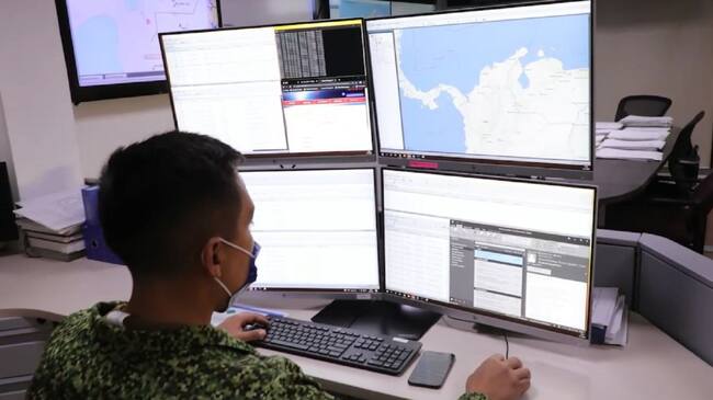 Se simuló el reporte de una aeronave que, debido a dificultades en su sistema eléctrico y propulsión, acuatizó en el mar Caribe colombiano