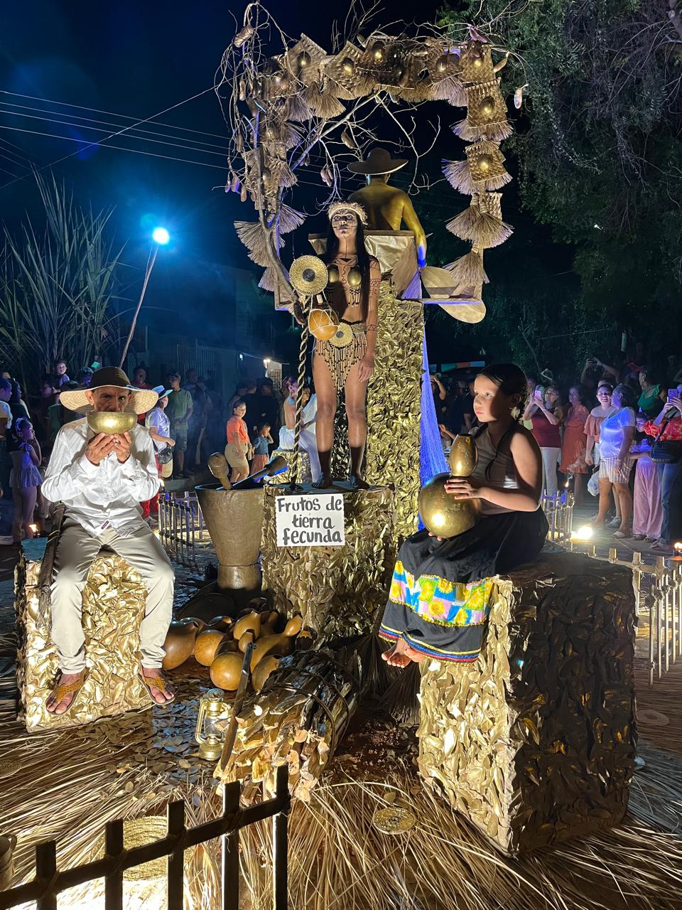 Segunda noche de los Cuadros Vivos en Galeras, Sucre