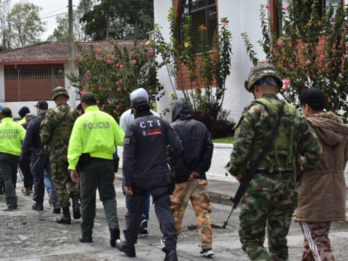 Capturan seis presuntos integrantes del Clan del Golfo en Urabá.