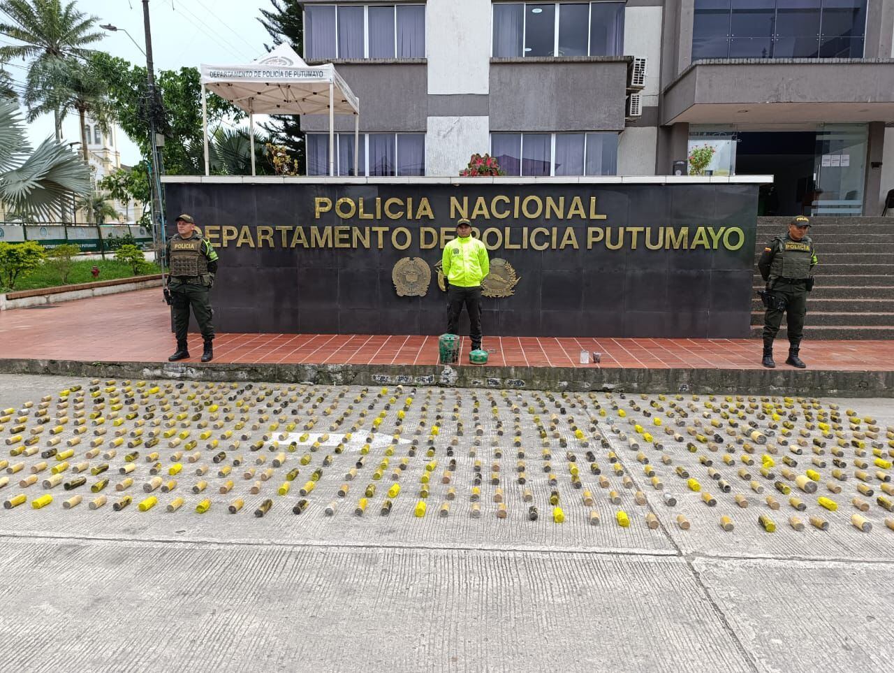 Incautan en Putumayo 651 artefactos explosivos.