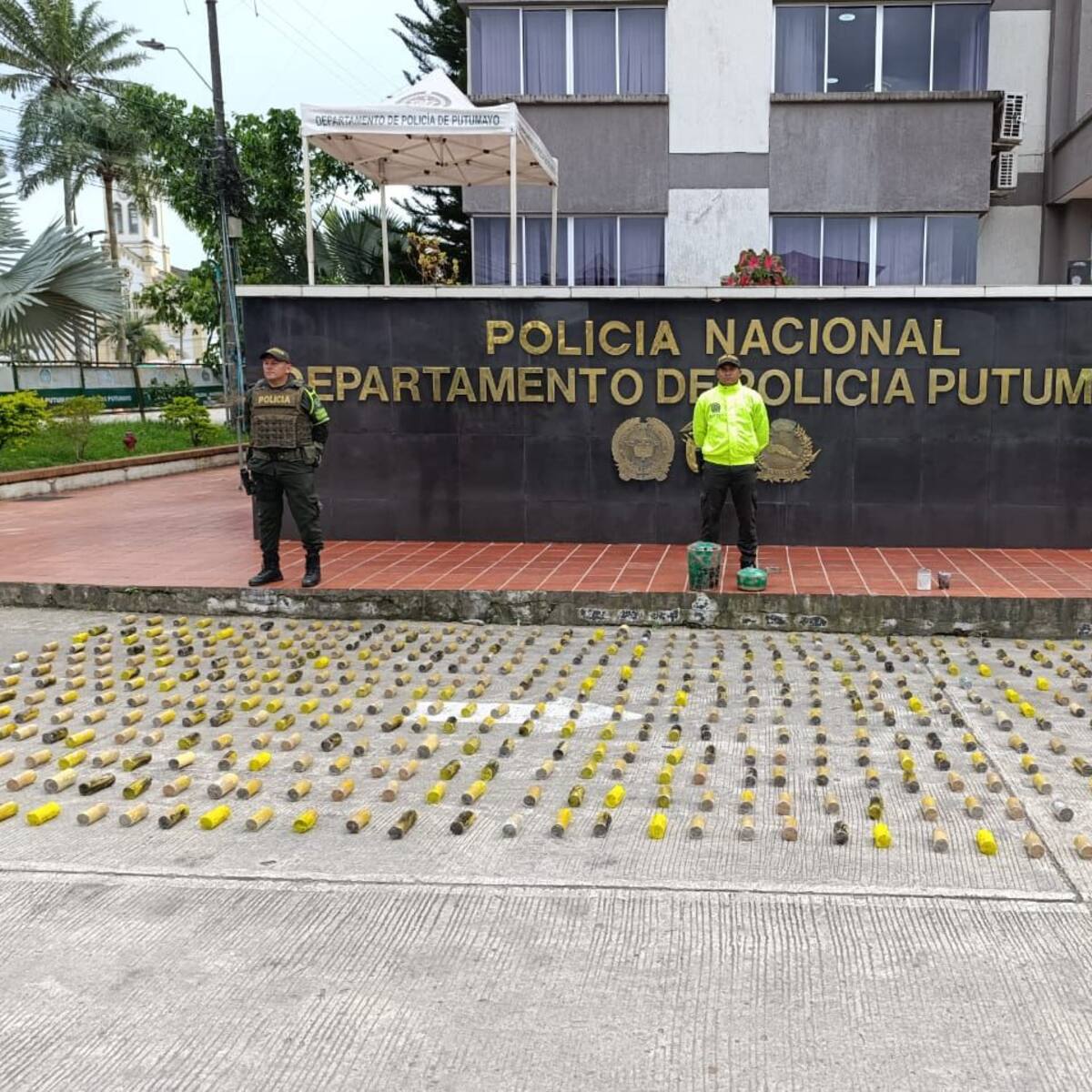 Incautan en Putumayo 651 artefactos explosivos improvisados en zona rural de Mocoa