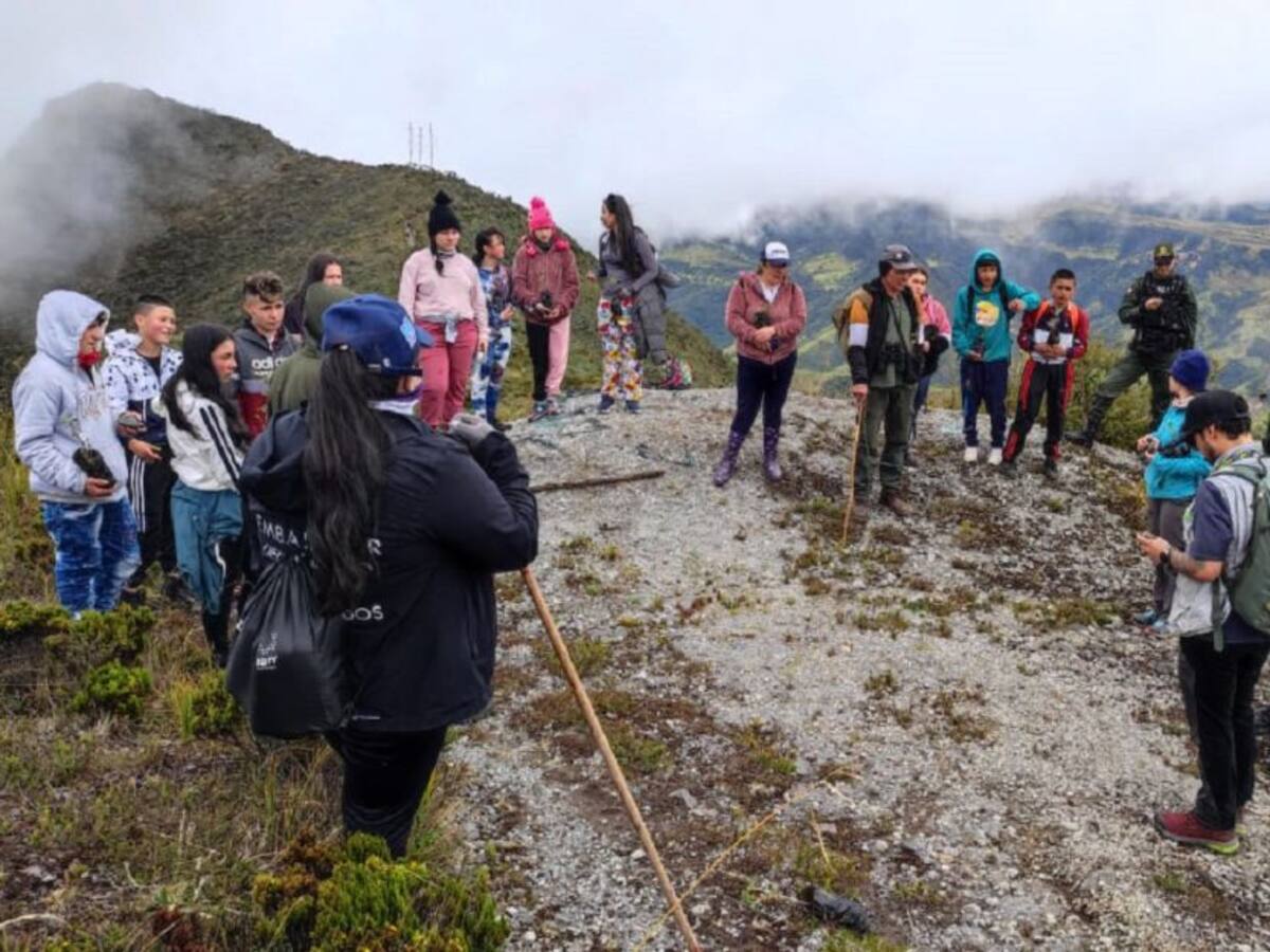 Policía Caldas inicia campaña antiextorsión en el Páramo de Letras