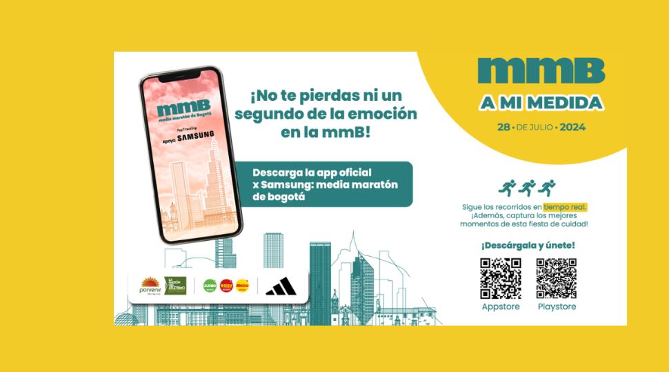 Samsung y Media Maratón de Bogotá lanzan app de seguimiento en vivo