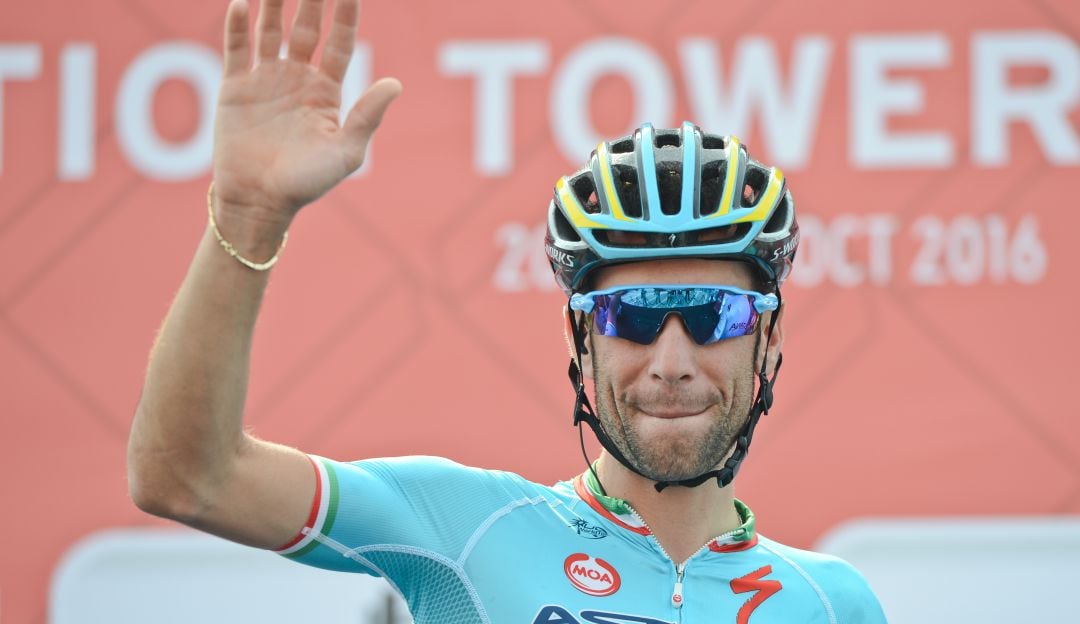 Vincenzo Nibali estuvo con el Astana en su primer ciclo durante los años 2013 y 2016.