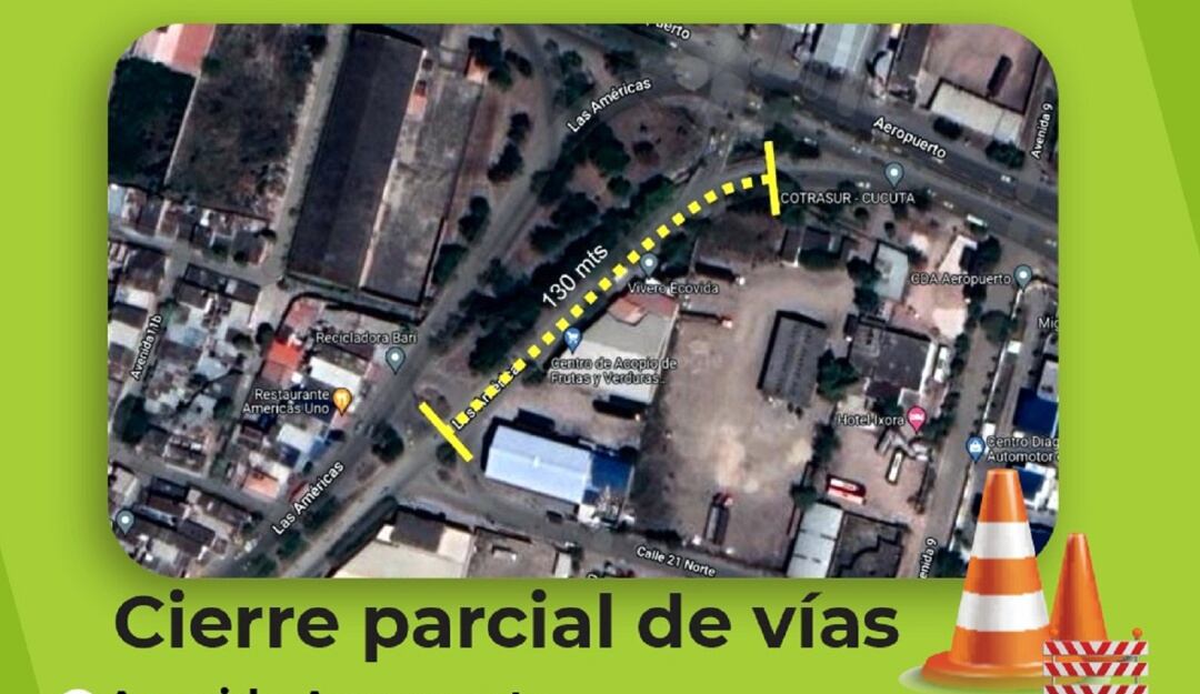 Obras en el barrio Aeropuerto