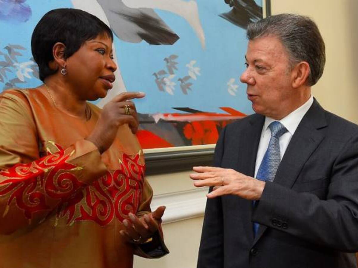 Santos se reunió con Fiscal de la CPI para verificar JEP y Falsos Positivo