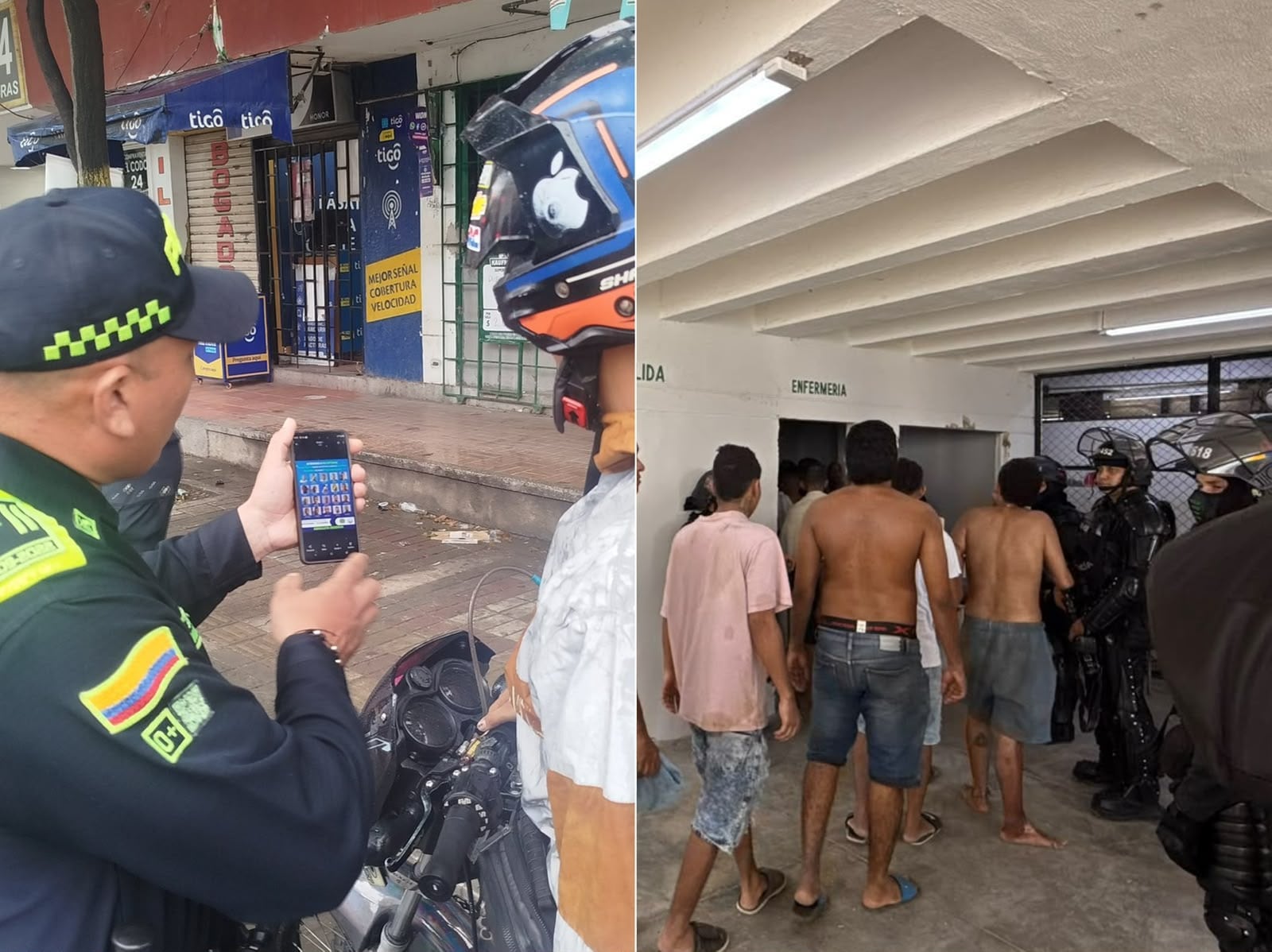 El alcalde confirmó tres capturas y nueve retornos voluntarios. Foto: Policía Metropolitana de Santa Marta/ Cortesía