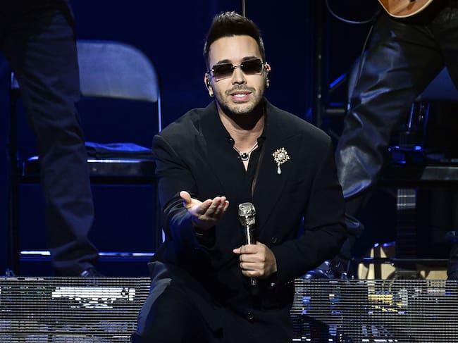 ATLANTA, GEORGIA - MAY 04: Prince Royce performs onstage during the 2026 Mejor Tarde Que Nunca tour at State Farm Arena on May 04, 2026 in Atlanta, Georgia. (Photo by Paras Griffin/Getty Images)