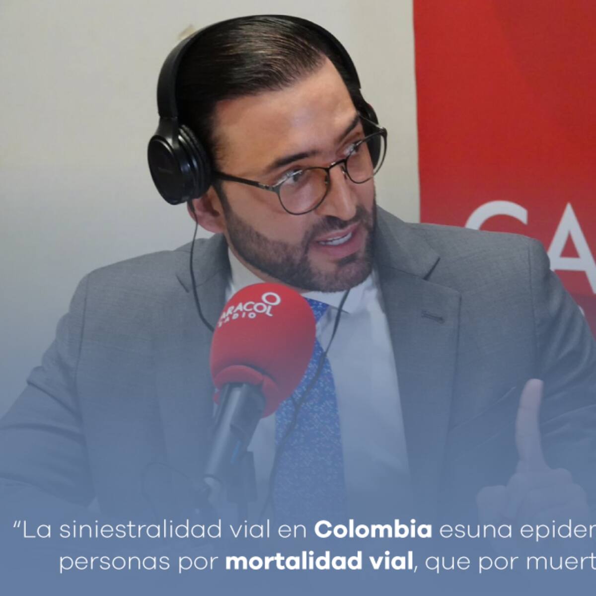 “Siniestralidad vial es una epidemia silenciosa en Colombia”: contralor (e) Carlos Zuluaga