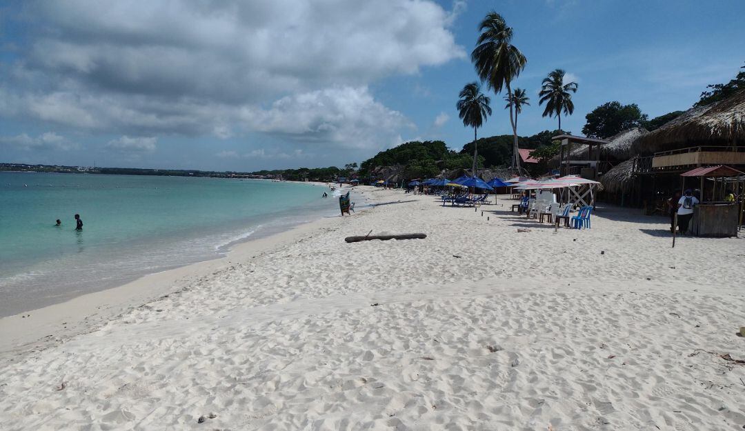 Playa Blanca en la Isla de Barú