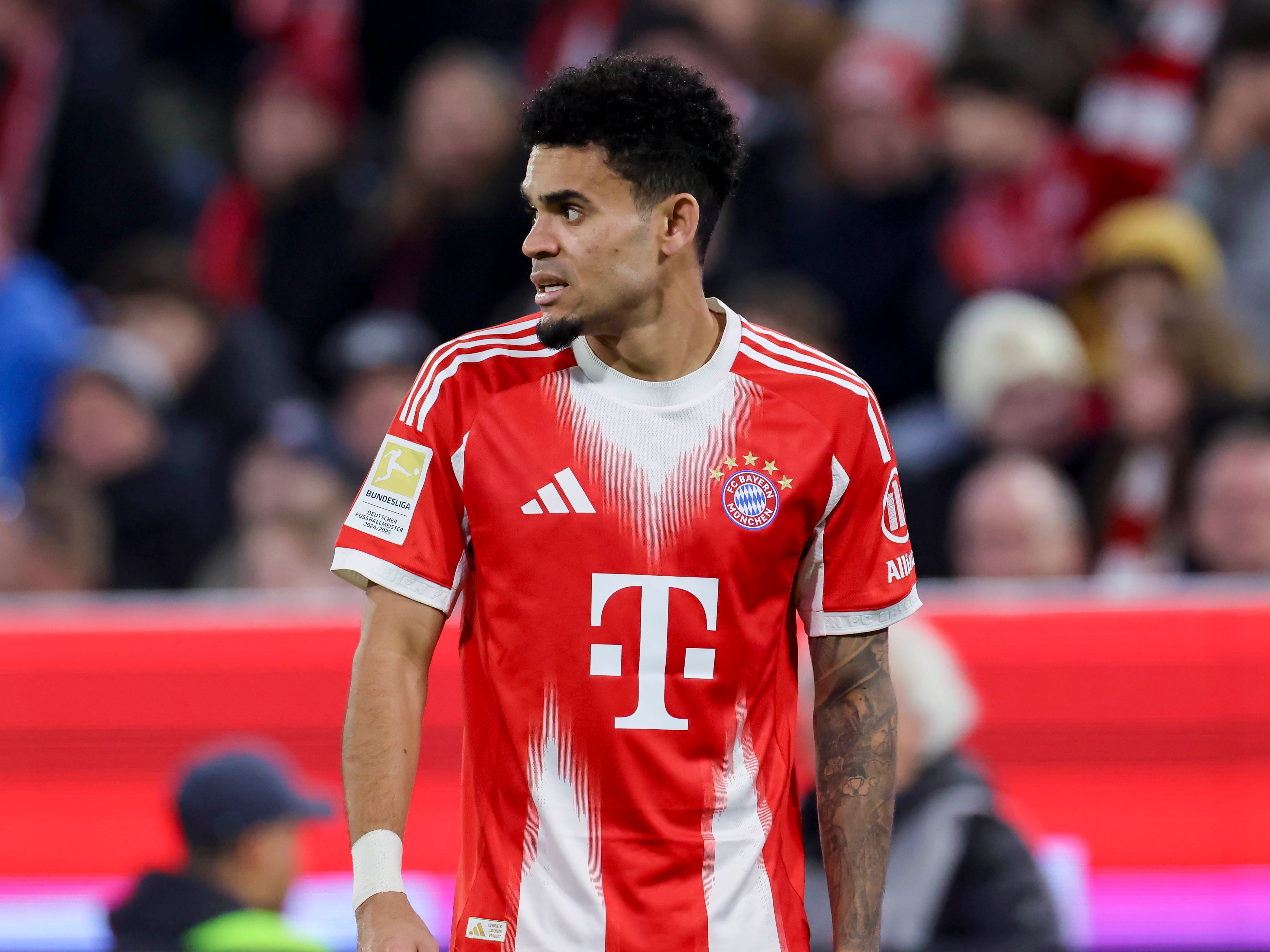 Luis Díaz, delantero colombiano del Bayern Múnich. (Photo by Marco Steinbrenner/DeFodi Images/DeFodi via Getty Images)