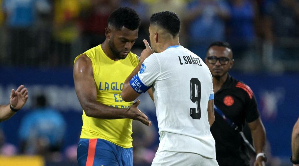 Luis Suárez y Miguel Borja / Getty Images