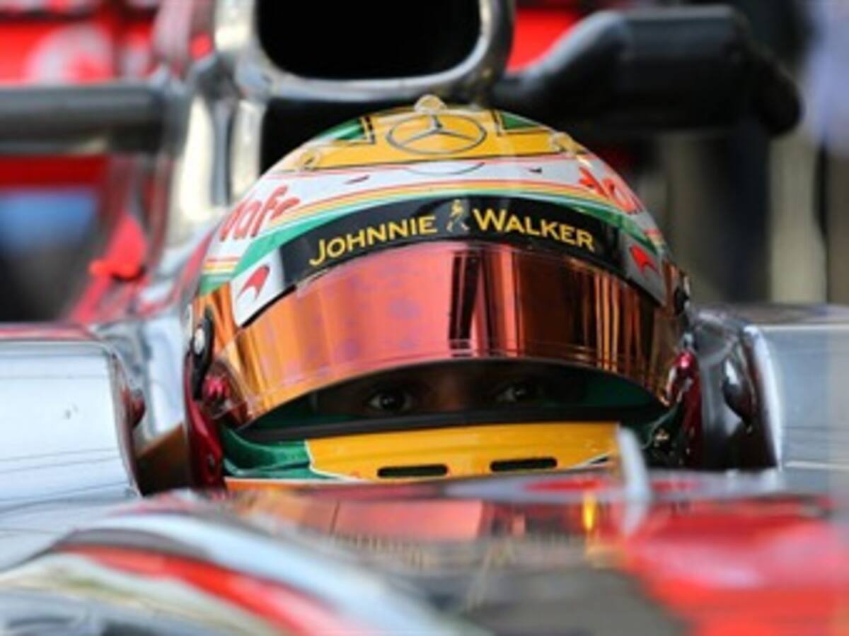 Hamilton consiguió el mejor tiempo en entrenamientos libres del GP de Brasil