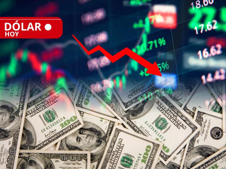 Precio del dólar Hoy lunes 24 de febrero. Imagen de fondo de Canva