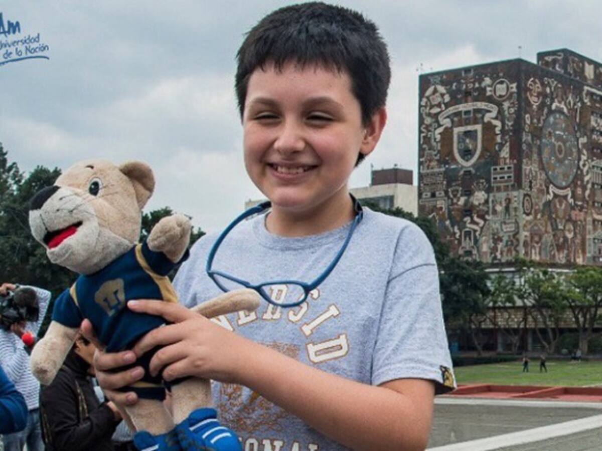 Niño de 12 años ingresa a Facultad de Ciencias de la UNAM en México