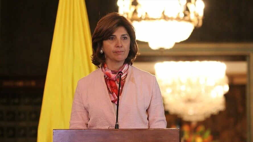 La canciller María Ángela Holguín se defendió de los señalamientos en un debate de control político. Foto: Colprensa