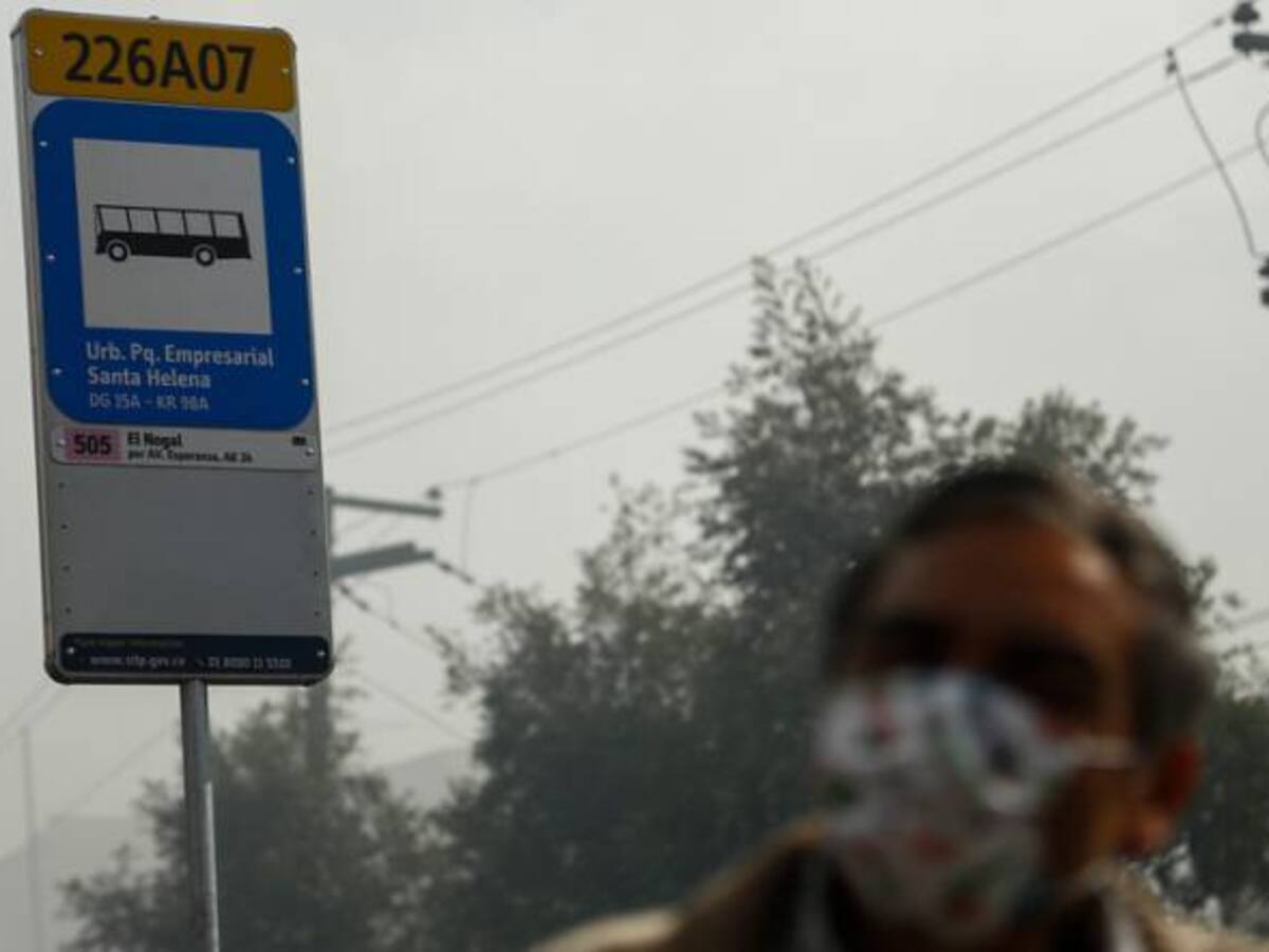 Contaminación del aire en Bogotá disminuyó en diciembre