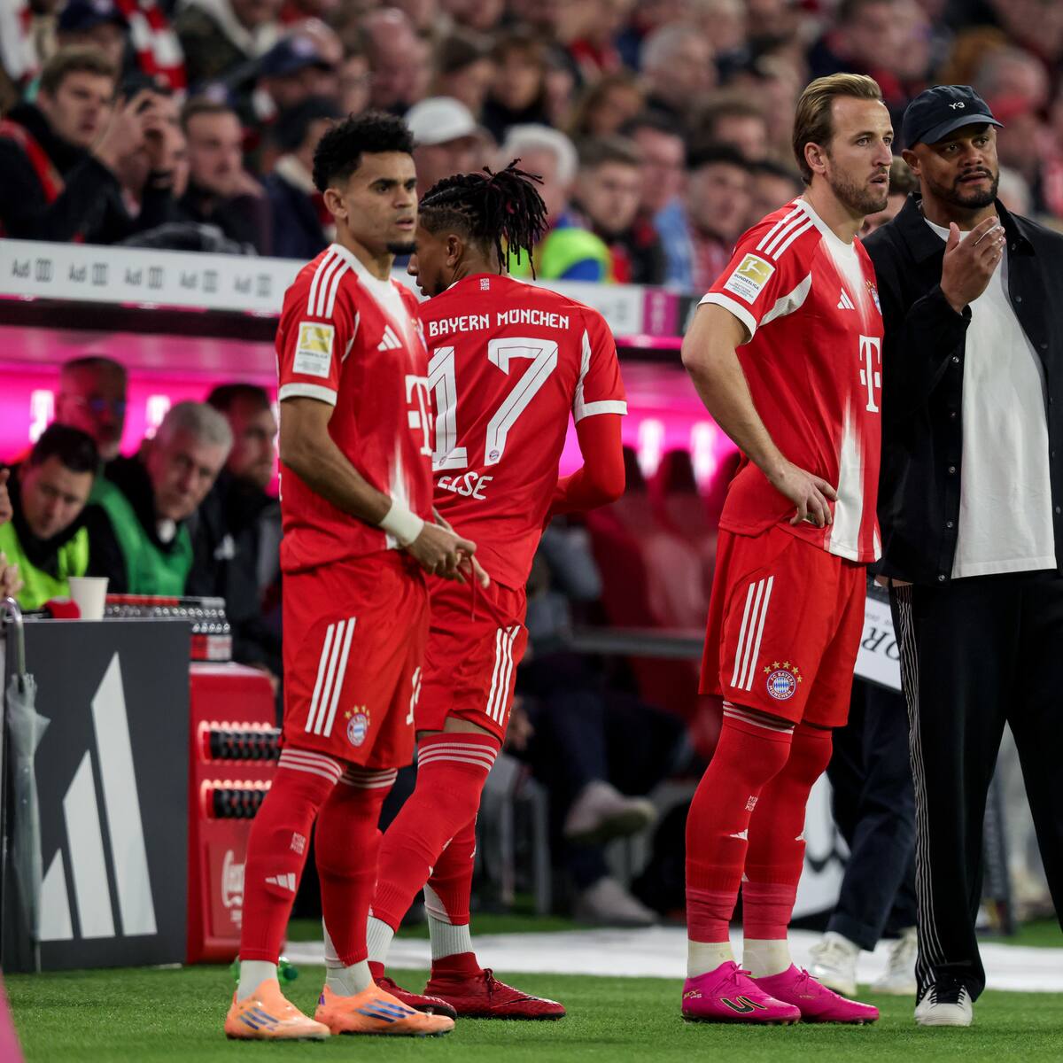 Debate en Alemania: “Díaz, Kane y Olise es el mejor tridente de la historia del Bayern Múnich”