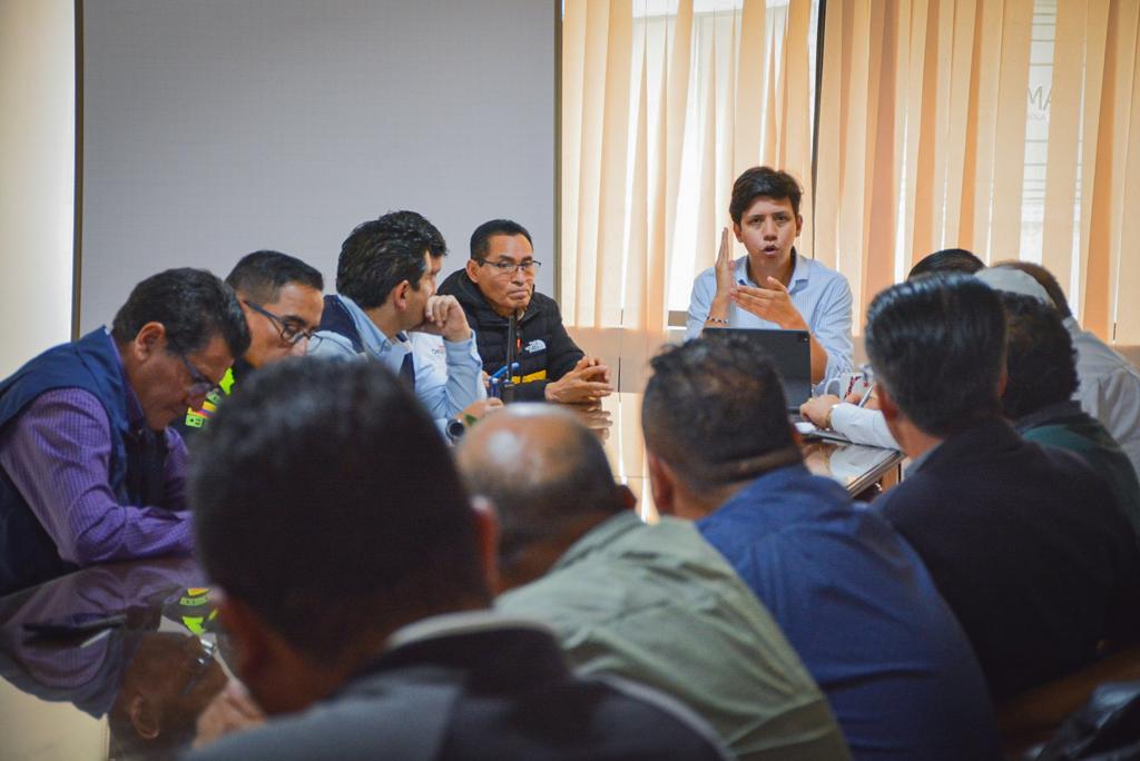 Reunión gremio de taxistas en Duitama / Foto: Alcaldía de Duitama