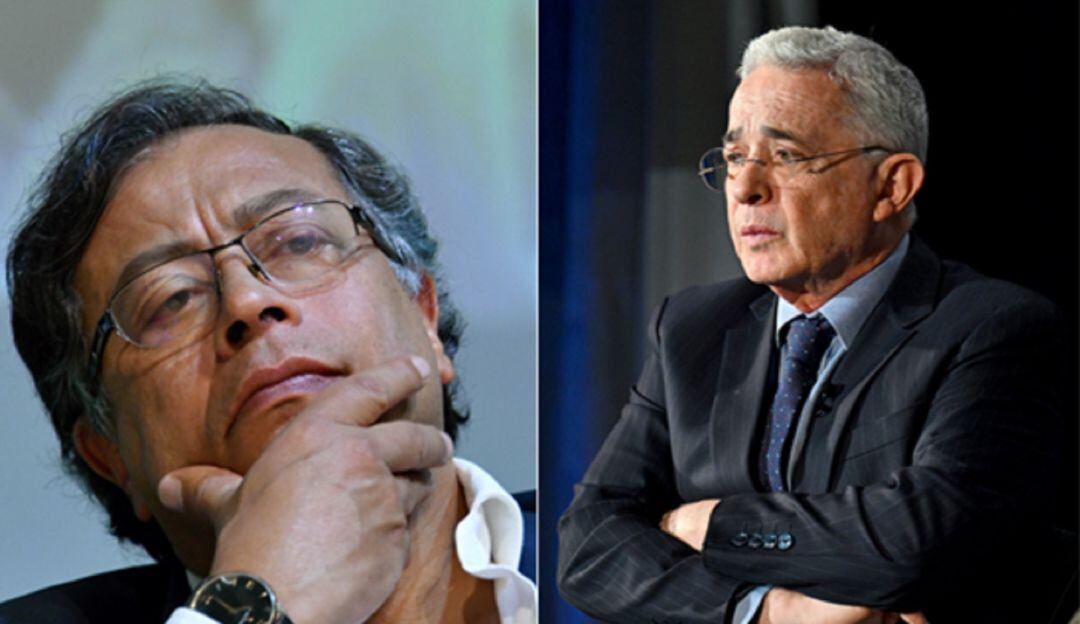 Gustavo Petro - Álvaro Uribe. 