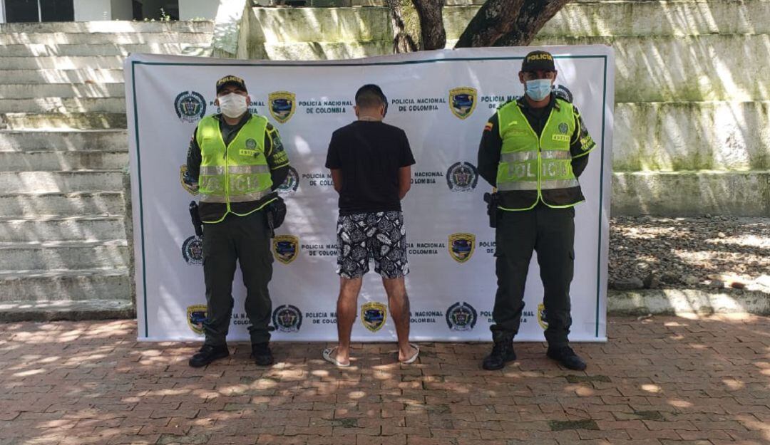 Persona capturada en Caldas