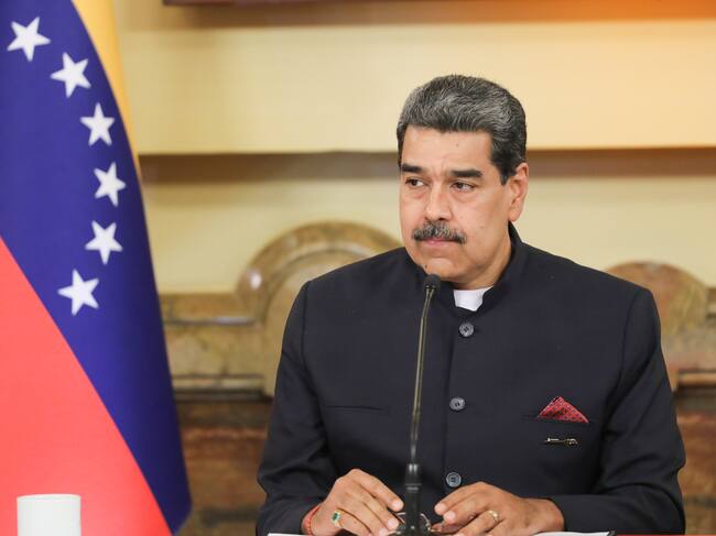 Nicolás Maduro, durante el acto de notificación al Ejecutivo Nacional del nuevo período legislativo 2024-2025, en Caracas (Venezuela). EFE/ Prensa Miraflores