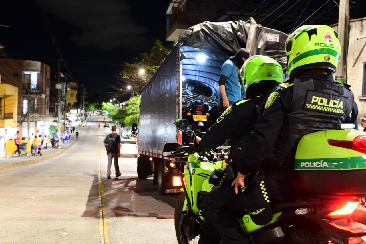 Operativo en Aranjuez deja 9 capturas y más de 1.700 verificaciones de antecedentes. Foto: Policía Nacional.