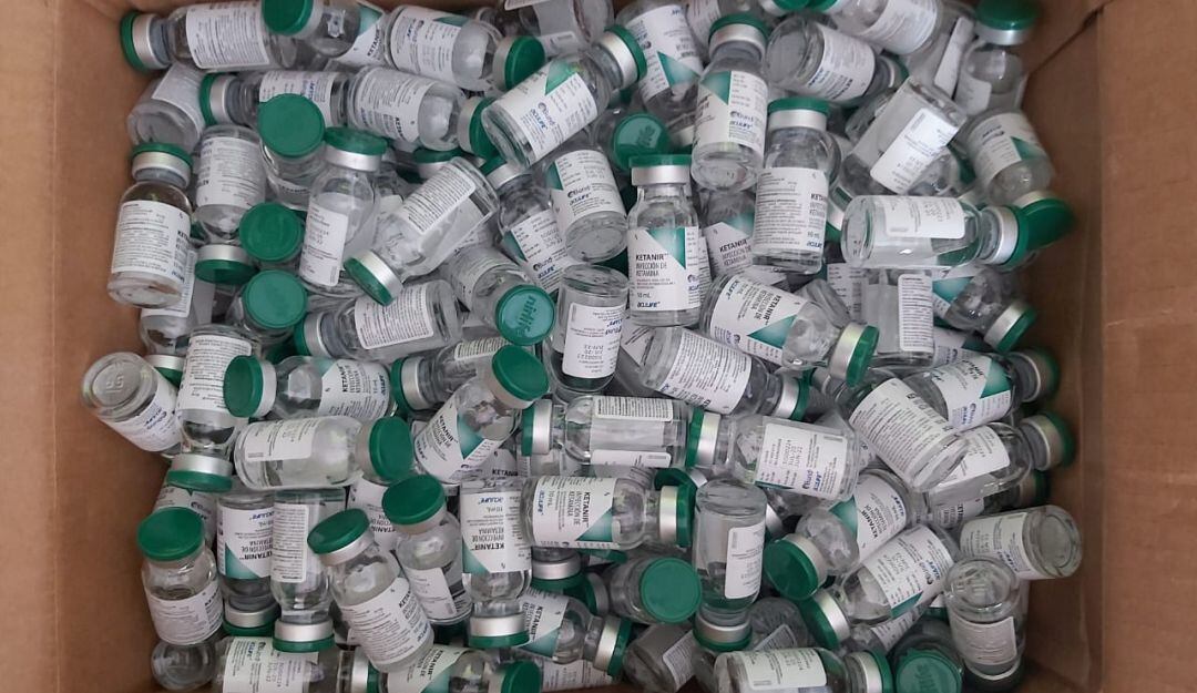 Ketamina incautada en vías de Caldas