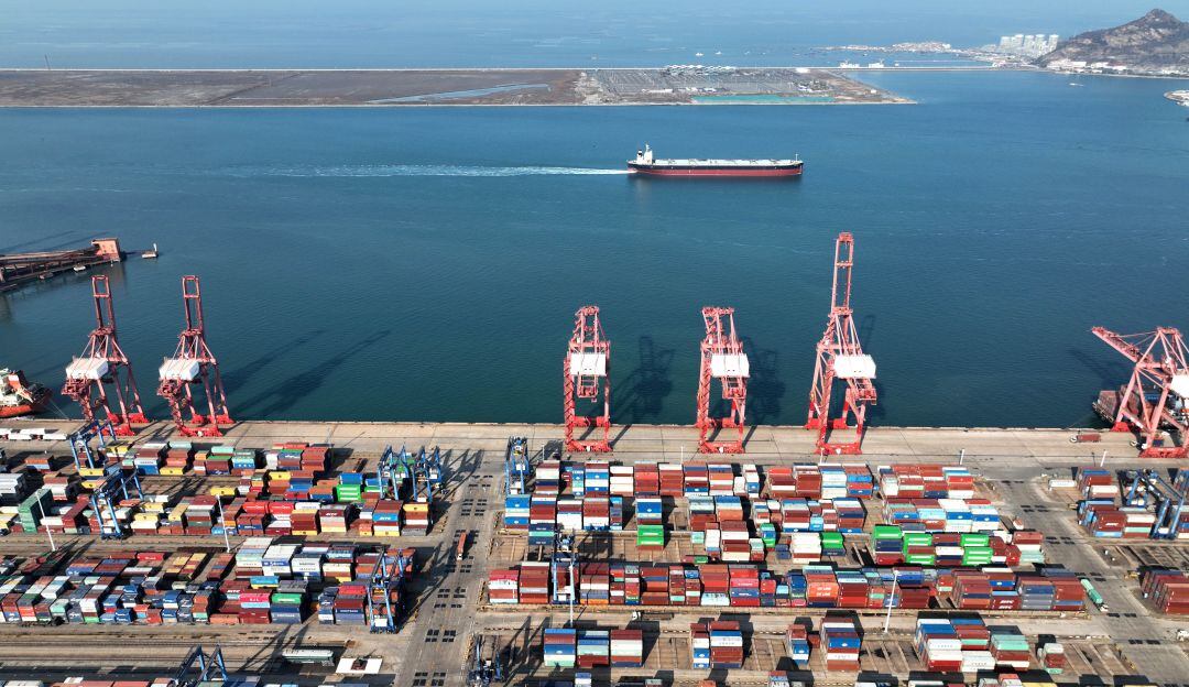 Puerto de carga en China