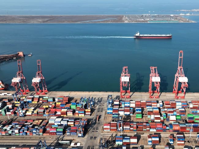 Puerto de carga en China