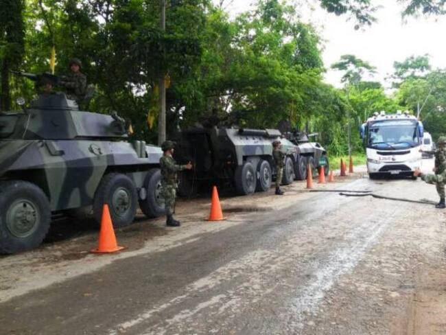 Caravanas de seguridad entre Risaralda y Chocó por paro del ELN