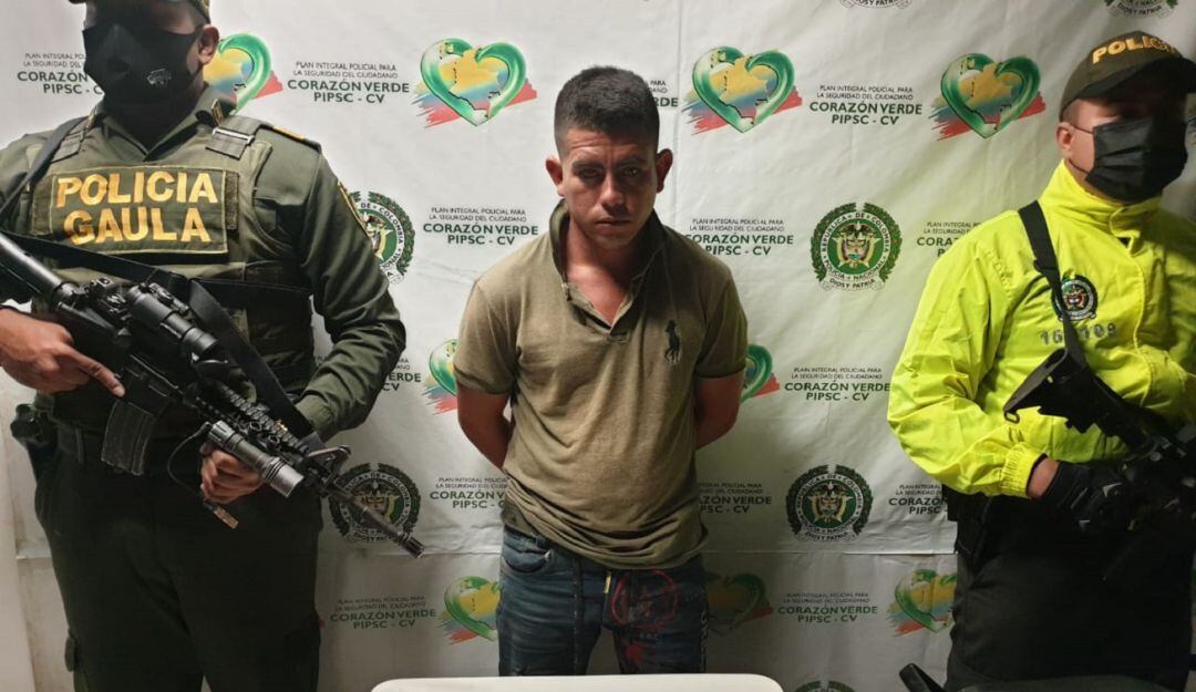 Se trata de alias ‘Yanka’, presunto integrante del Clan del Golfo con anotaciones judiciales por porte de estupefacientes