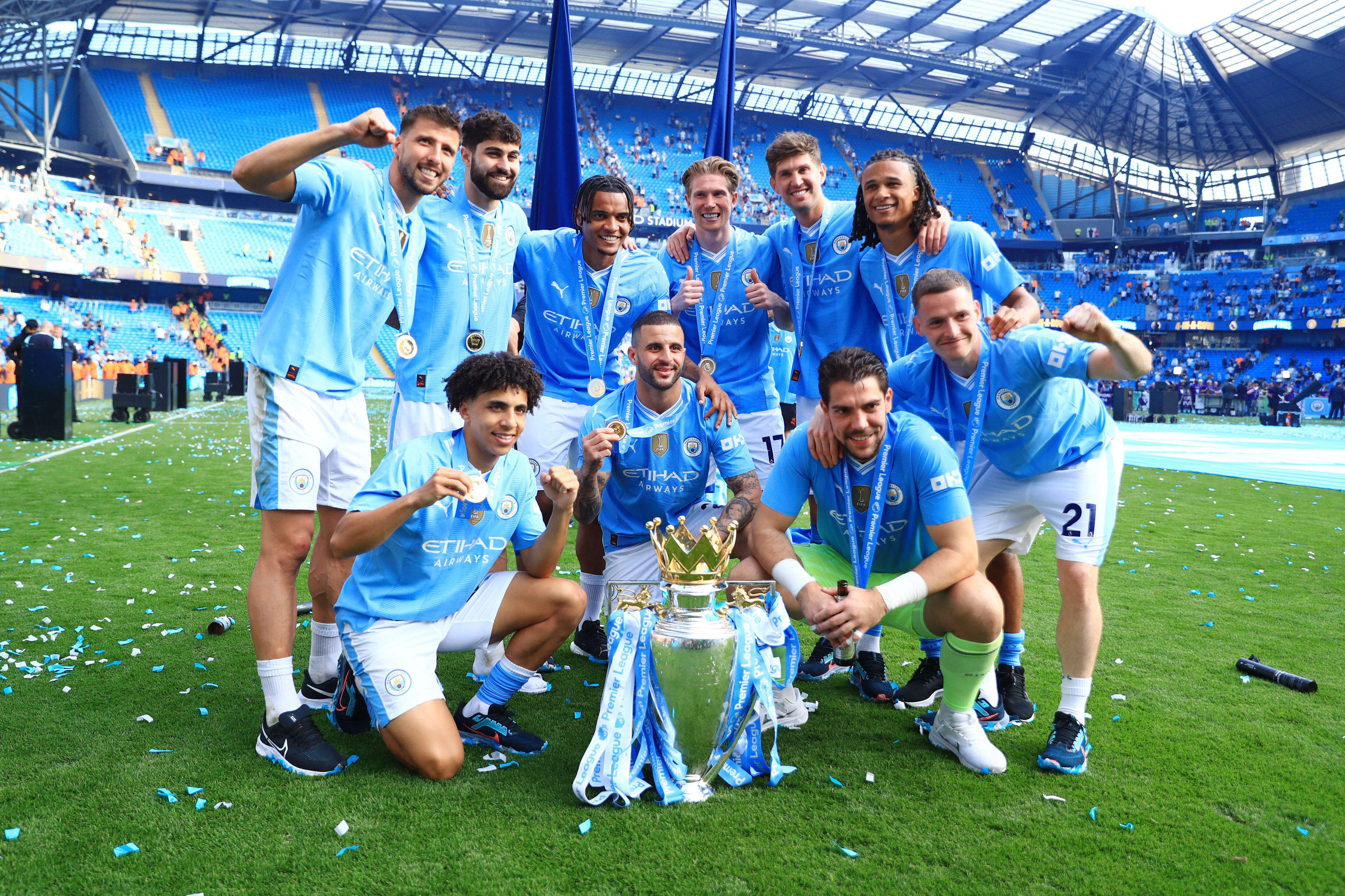 Manchester City. (Photo by Simon Stacpoole/Offside/Offside via Getty Images)