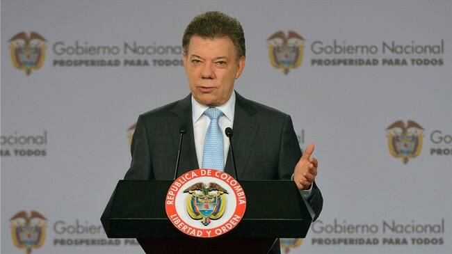 El presidente Juan Manuel Santos. Foto: Colprensa