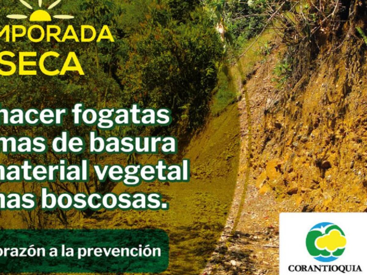 Corantioquia 'le pone el corazón' a la prevención de incendios