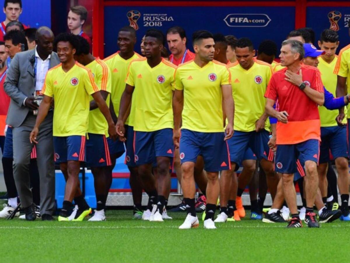 Colombia probó un 11 con variantes este sábado en práctica previa a Polonia