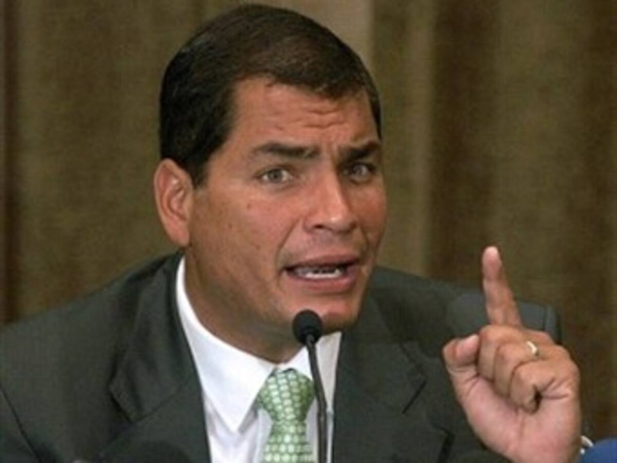 Ecuador responderá a Colombia si ataca a las Farc más allá de sus fronteras