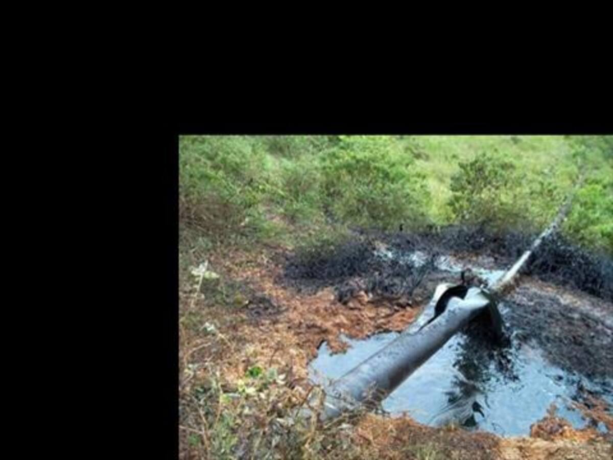 Dinamitado nuevo tramo del oleoducto Caño Limón Coveñas en Catatumbo