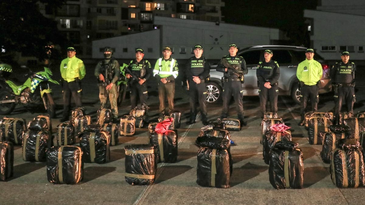 Incautan media tonelada de marihuana en Pereira: la droga pertenecía a ‘Cordillera’